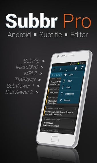 Image 1 for Subbr Pro: Subtitle Edito…