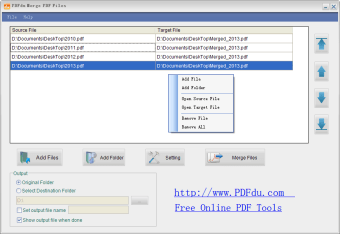 Image 0 for PDFdu Free Merge PDF File…