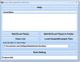 Imagen 0 para Excel Add Hyperlinks Soft…