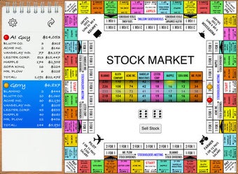 Image 0 for Stock Market Board Game