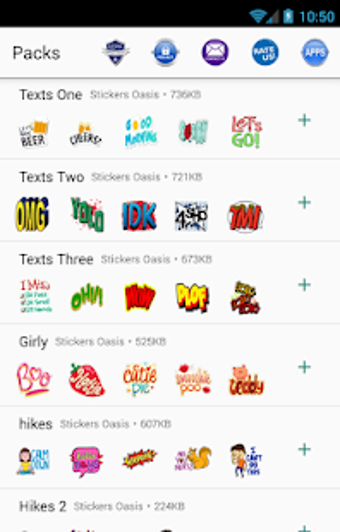 Imagen 3 para Adult Text Stickers For W…