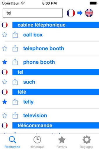 Image 0 for Offline English French Di…