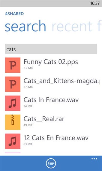 Image 2 for 4shared for WP8