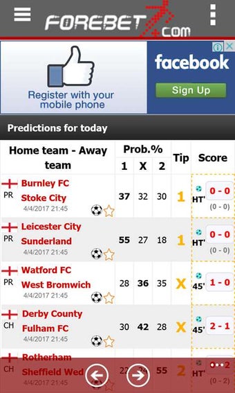 Image 0 for ForeBet Football Predicti…