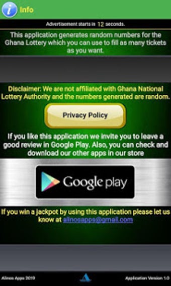 Image 0 for Ghana Lottery Ticket Gene…
