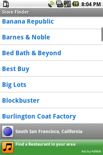 Imagen 1 para Store Finder