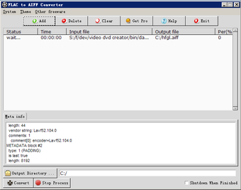Imagen 0 para FLAC to AIFF Converter