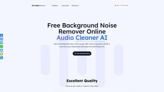 Image 0 for Free AI Audio Cleaner Onl…