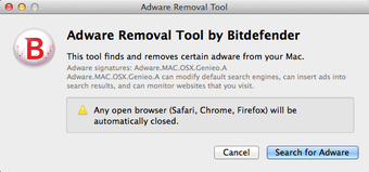 Image 0 for Bitdefender Adware Remova…