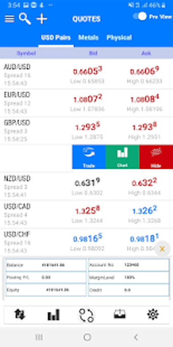 Imagen 1 para VertexFX Android Trader