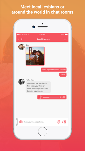 Image 1 for Lesbian Singles- Chat & D…