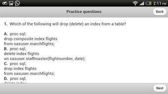 Image 7 for Advance SAS Practice Exam…