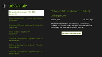 Image 1 for Job Search App for Window…