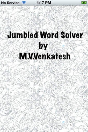 Image 0 for Jumbled Word Solver
