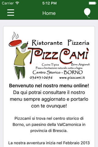 Image 0 for PizzCam - Il Menu sempre …
