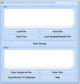 Image 0 for Put Email Addresses Into …