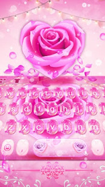 Imagen 0 para Pink Rose Keyboard Theme