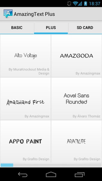 Imagen 0 para AmazingText Fonts Pack 1