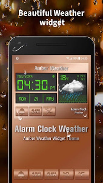 Imagen 0 para Alarm clock style weather…