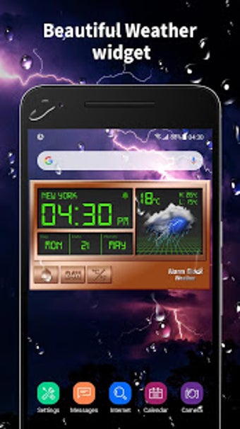 Imagen 2 para Alarm clock style weather…
