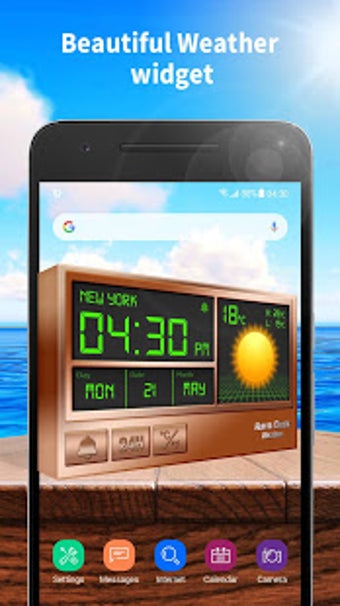 Imagen 1 para Alarm clock style weather…