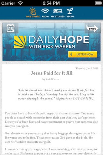 Image 0 for Daily Hope