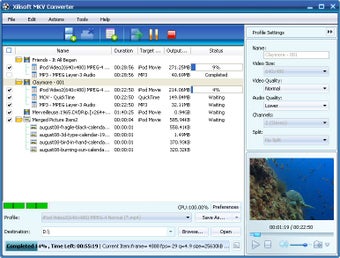 Image 0 for Xilisoft MKV Converter