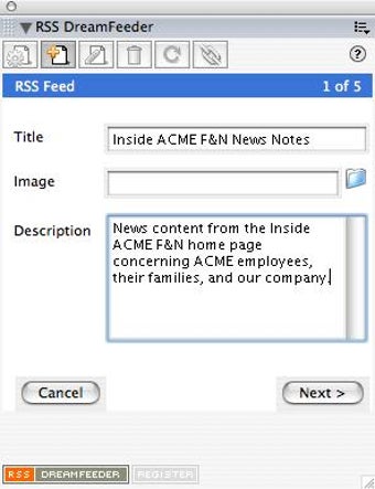 Image 0 for RSS DreamFeeder