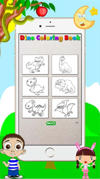 Image 0 for Dino Coloring Book - Dino…