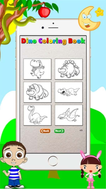 Image 3 for Dino Coloring Book - Dino…
