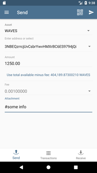 Imagen 0 para Waves Wallet