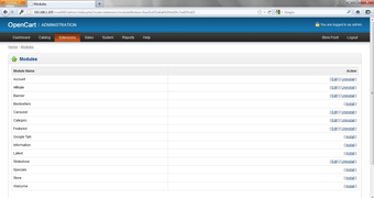 Image 0 for Webuzo for OpenCart