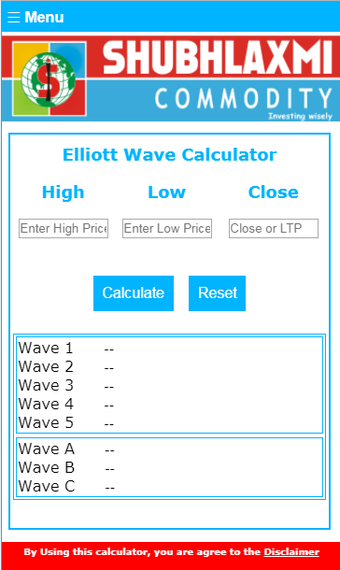 Imagen 1 para Elliott Wave Calculator