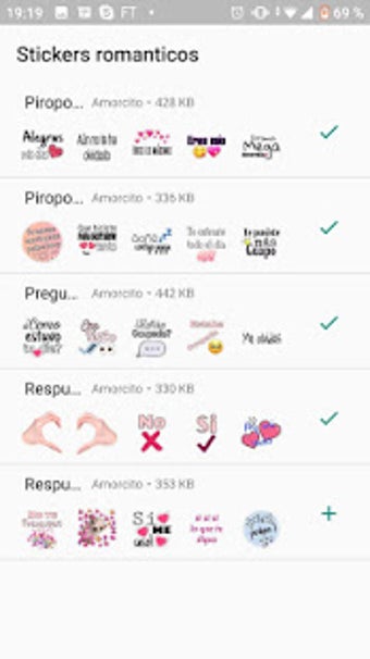 Image 0 for Stickers de amor y Piropo…