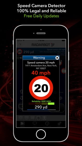 Image 1 for Radarbot Pro: SpeedCam De…