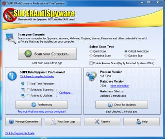 Imagen 7 para SuperAntiSpyware Professi…