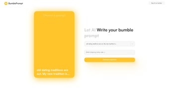 Imagen 0 para Bumble prompts