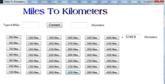 Image 0 for Miles To Kilometers