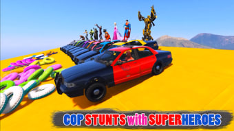 Image 0 for Cop Car Superheroes Stunt…