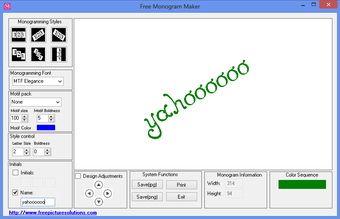 Imagen 0 para Free Monogram Maker