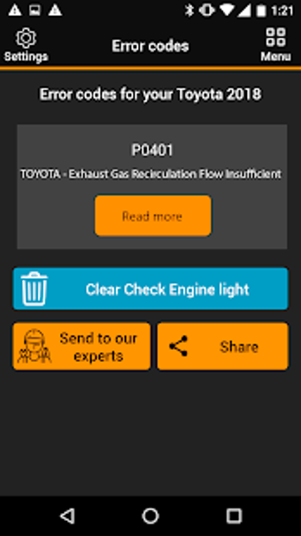 Imagen 1 para OBDclick - Free Auto Diag…