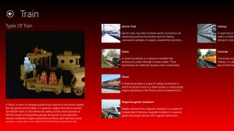 Image 0 for Types of Train for Window…