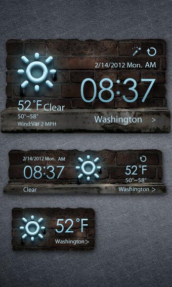 Image 1 for Z-Neon Theme GO Weather E…