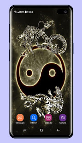 Imagen 3 para Yin Yang Wallpaper