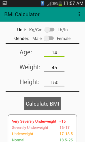 Image 1 for Smart BMI Calculator