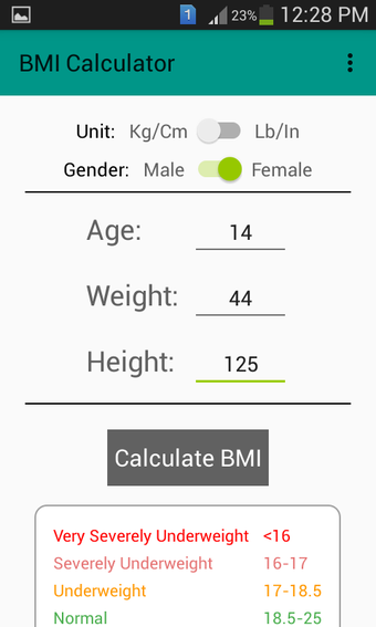 Imagen 1 para Smart BMI Calculator