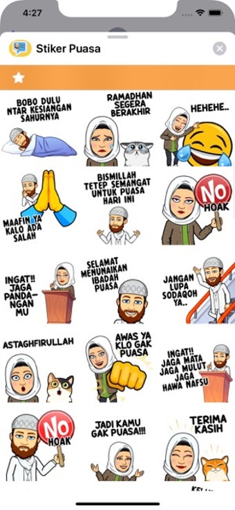 Image 1 for Stiker Puasa