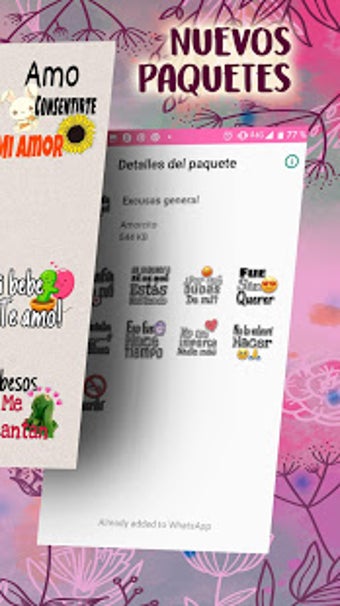Imagen 3 para Stickers romanticos y fra…