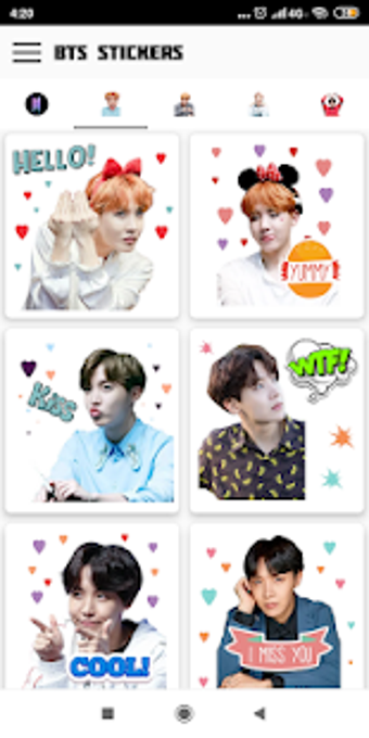 Image 3 for BTS Stickers For Share  B…