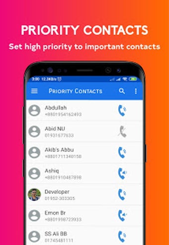 Image 0 for Priority Contacts: Import…